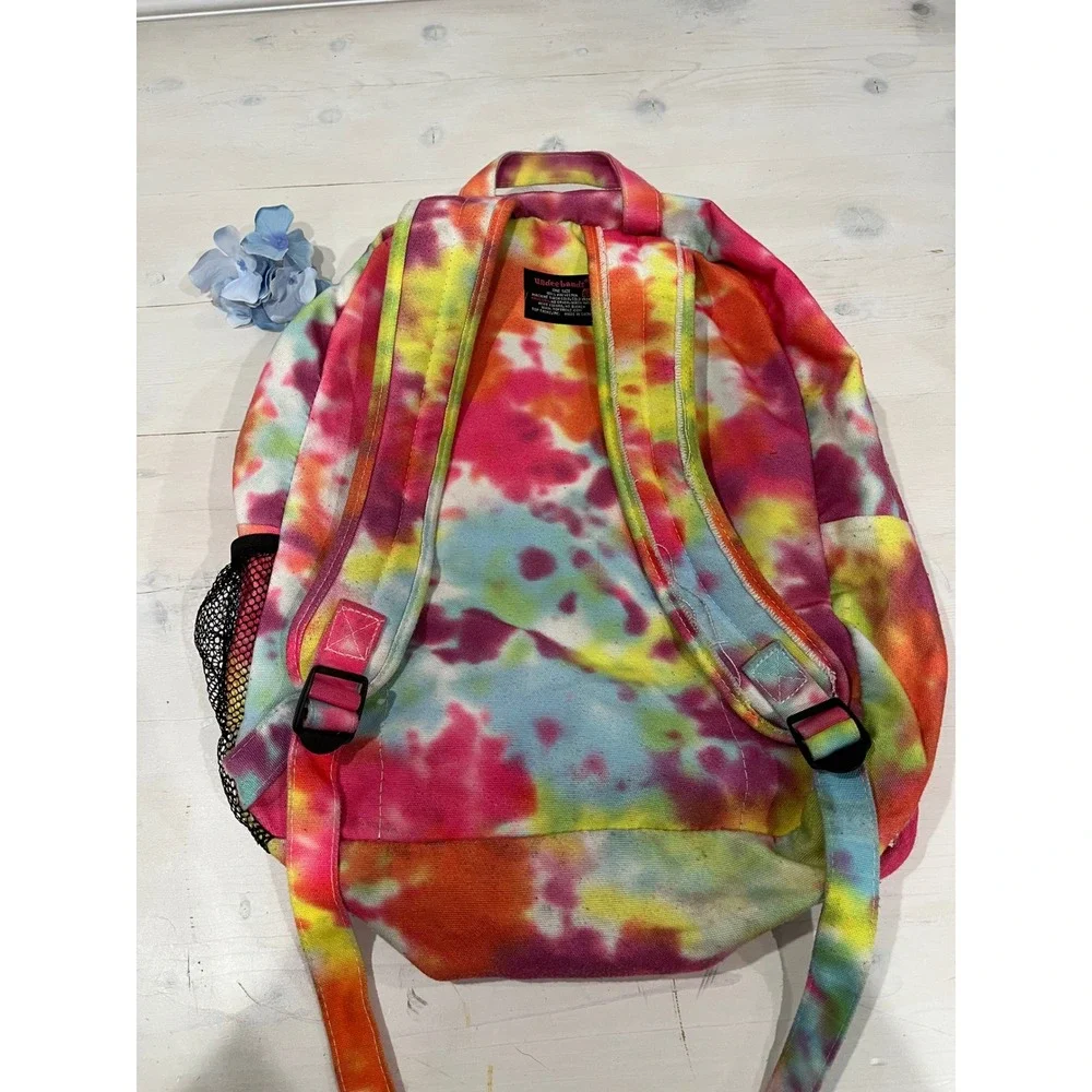 Undee Bandz‎ rare Tie Dye Backpack Owl Rhinestone School Travel backpack Bag